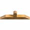 Ekena Millwork Portland Rough Sawn Timber Gable Bracket, Western Red Cedar, 36"W x 10"H x 4"D x 4"F, 7/12 Pitch GBW036X10X0404POR00RWR - alternate 5